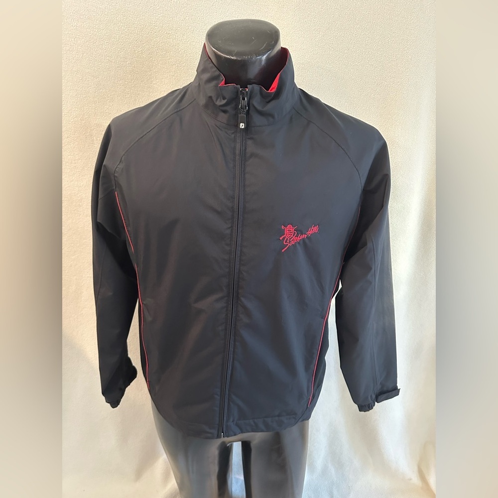 Southern Hills Country Club Jacket Women’s Medium FootJoy DryJoy Full Zip Golf